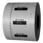 Münzautomatenrolle, Euro -.02